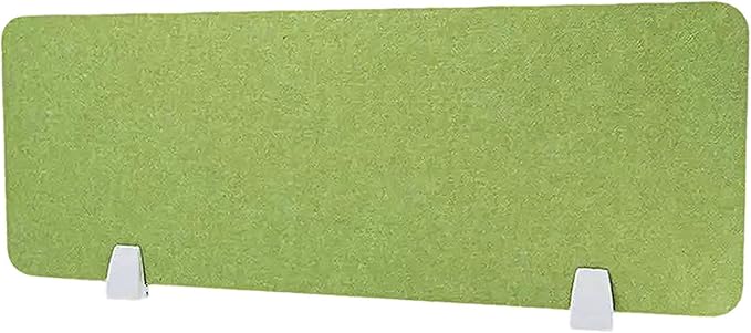 Desk Divider Privacy Panel Clamp-on Acoustic Freestanding Desktop Partition Dividers for Office Student Sound Proof Reducing Noise Visual Distractions Green 30 * 40cm