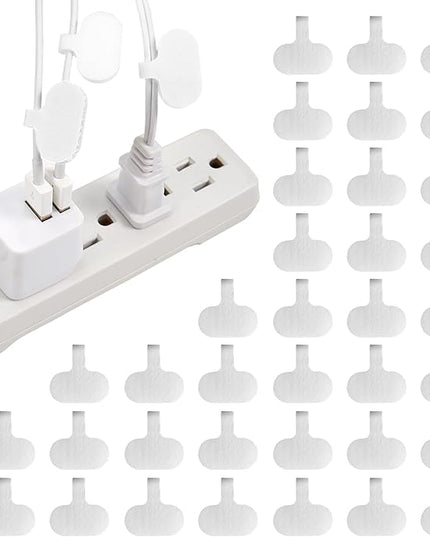 Cable Labels by Wrap-It Storage, Regular, White (36 Pack) - Write On Cord Labels, Wire Labels, Cable Tags and Wire Tags for Cable Management and Electronics, Computers. Great Stocking Stuffer