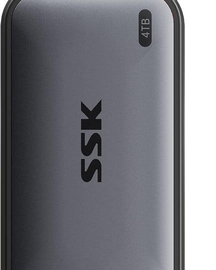 SSK Portable SSD 4TB External Solid State Drives, up to 1050MB/s USB C SSD External Hard Drive USB 3.2 Gen2 for iPhone 15/Pro, Windows, Mac, Android Phones and Tablets