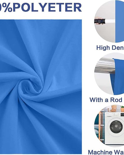 Photo Backdrop Blue Background Fabric Professional Photography 6x9ft Seamless Design Eliminates Wrinkles Ocean Theme Event Bachelor Party Decoration