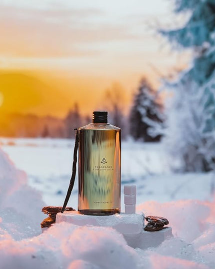 AromaPlan Fragrance Oil Vanilla Crème 5 Fl Oz (148ml) Winter Collection | Luxury Hotel Scent Diffuser Oil | Hotel, Home & Spa | Non-Toxic, Made in USA - Bigger Bottle, Bolder Aroma & Longer Lasting