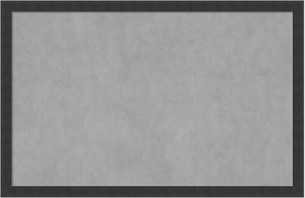 Amanti Art Black Framed Magnetic Board 22x34 Large Vision Board for use with Magnets, 100% Metal Sheet to Display Items as Office Decor or for Home Organization in mudroom, Kitchen or Kids Room