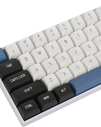 Guffercty kred 160 Keys CSA Keycap PBT Double-Shot Ball Shape Custom Keycaps Set with 6.25u/7u Spacebar for ANSI & ISO Layout Cherry MX Gateron Kailh Switches(Arctic-CSA)