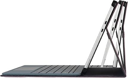 Tablet Case for 2025 New Microsoft Surface Pro 1st Edition 12-inch, PU Leather & Hard Shell Laptop Protective Cover with Multi-Angle Built-in Kickstand & Pen Holder (Blue)