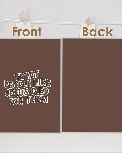 Christian Spiral Journal Notebook 5.5x8.3in, Bible Scripture Journal for Woman, Christian Gifts for Women, Treat People Like Jesus Religious Notebooks for Note Taking, Hardcover Notebook