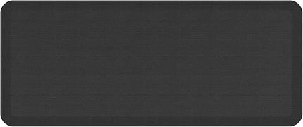 NewLife by GelPro Anti-Fatigue Designer Comfort Kitchen Floor Mat, 20"x48", Grasscloth Charcoal Stain Resistant Surface with 3/4" Thick Ergo-Foam Core for Health and Wellness