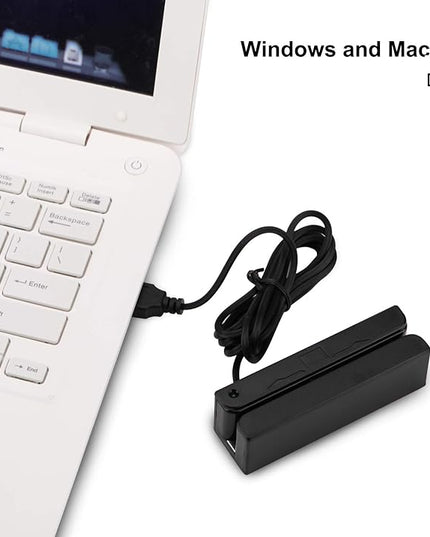 MSR90 USB Swipe Magnetic Credit Card Reader 3 Tracks Mini Smart Card Reader MSR605 MSR606 Deftun