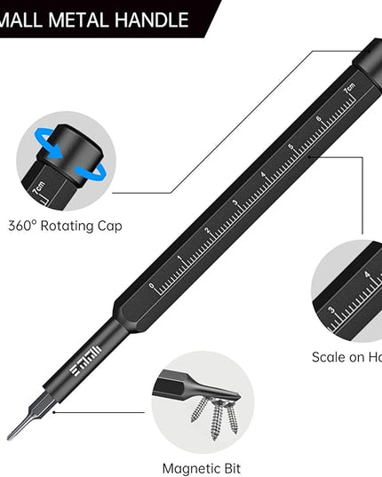 Compact Screwdriver Set, JAKEMY 105 in 1 Precison Mini Screwdriver Kit with Opening Pry Tool for Laptop, Computer, MacBook, Phone, Watch, Eyeglasses, Xbox, Modding, DIY