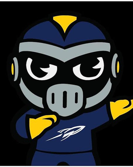 OTM Essentials University of Toledo Standard Fabric Mouse Pad, Desk Accessories, Standard Fabric Gaming Mouse Pad, Tokyodachi Cropped