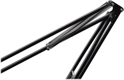 Rockville DMS40 40-Inch Studio Microphone Boom Arm Stand, Aluminum Desk Clamp, 360 degree Rotation, Steel Frame, ABS Mic Clip, for Podcasting and Streaming
