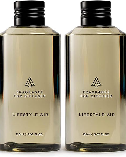 AromaPlan Hotel Scents Lifestyle Air 5 Fl Oz (2 Pack), Luxury Aroma & Hotel Fragrance Diffuser Oil- Hotel Diffuser Oil for Aromatherapy- USA Made, Bigger Bottle, Bolder Aroma & Longer Lasting
