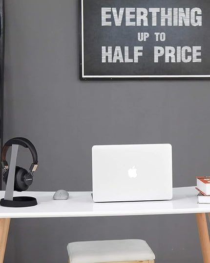 Avantree HS102 - Metal & Silicone Headphone Stand Hanger with Cable Holder, Black Desk Earphone Mount Rack, Fancy Music Studio Accessories