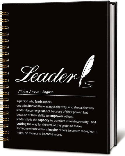 LIANHW Appreciation Gift for Leaders, Leader Gifts Notebook, Work Notebooks for Note Taking, Work Journal for Women Men Coworkers,Office Spiral Notebook, 5.5x8.3 Inch