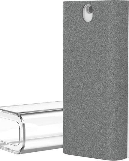CLICK CLEAN Touchscreen Mist Cleaner, Screen Cleaner, All in One Screen Cleaner Spray with Microfiber and Phone Stand for All Phones, Laptop and Tablet Screens (Grey)