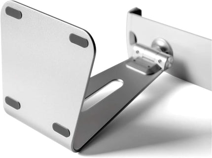 Viozon iPad Pro Stand, Tablet Stands 360° Rotatable Aluminum Alloy Desktop Mount Stand Compatible with 7-13inch iPad Pro iPadAir iPad Mini Surface and Surface Pro (Silver General)