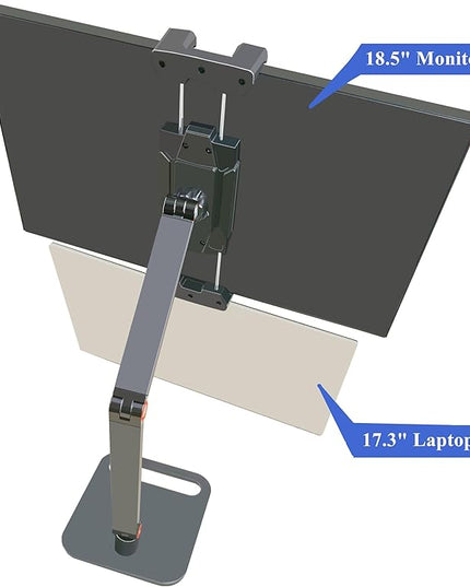 Portable Monitor Holder for 6-18.5 Inch Screen Desktop Expandable Monitor Stand 13 inch Tablet Stand