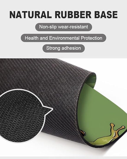 Three Dancing Frogs Square Mouse pad, Texture, Waterproof, Anti Slip Rubber Base, Computer Mouse pad, Laptop Mouse pad