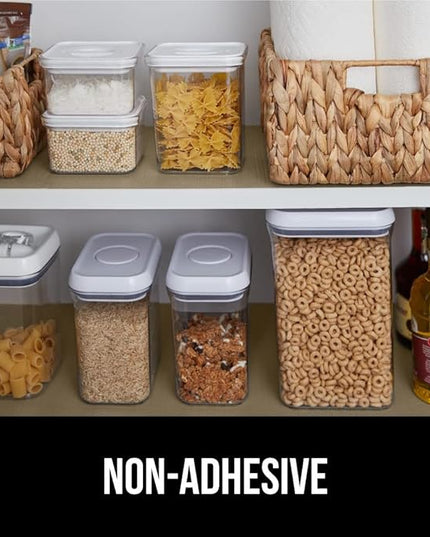 GORILLA GRIP Slip Resistant Drawer and Shelf Liner 2 Pack, Non Adhesive Water Resistant, Easy Clean and Trim, Smooth Surface Liners for Kitchen Cabinet, Shelves, Drawers, Pantry, 12 in x 10 FT, Beige