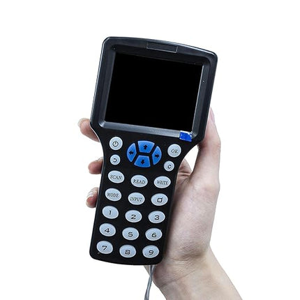 300CD RFID Reader Writer Black (RFID Copier Multi-Frequency RFID Writer RFID Card Reader Smart Card Decoder with Free Software and USB for Access Control Home Security)
