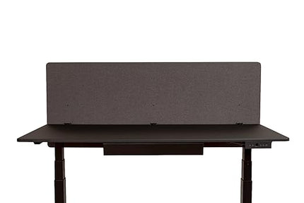 RCLM6024SG Reclaim Desktop Privacy Panel, Soundproof Desk Privacy Partition for Home or Office, 60" Width x 24" Height, Slate Gray