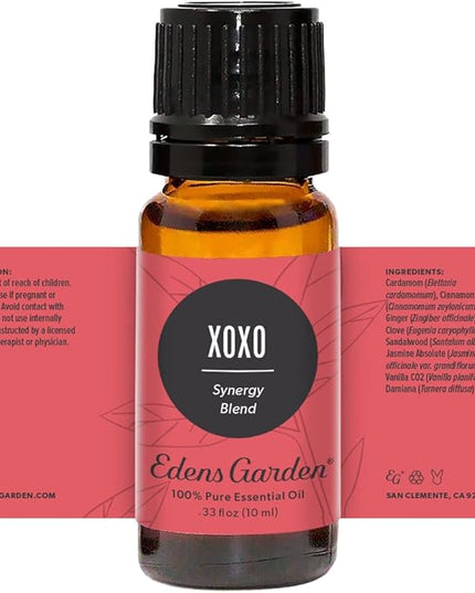 Edens Garden XOXO Essential Oil Blend- 100% Pure Premium Grade, Undiluted, Natural, Therapeutic, Aromatherapy, The Best for Diffusing, Skin, Candle, Humidifiers 10 ml (.33 fl oz)