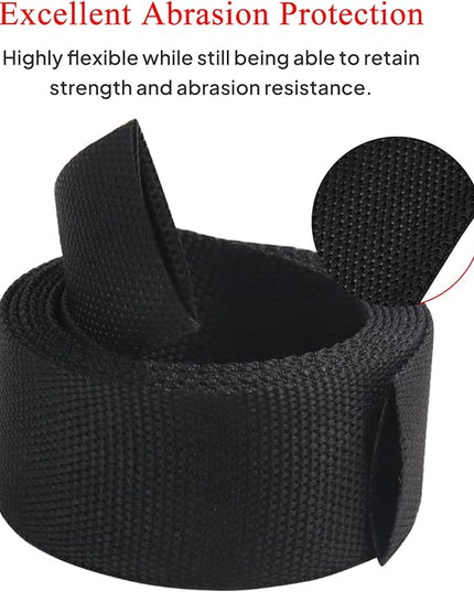 2 in 1 Heat Shrink Braided Sleeving Fabric Tubing-Ideal fit Irregular Shape Hose/Cable/Wire (1/2"(12mm), 40FT)