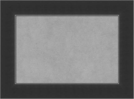 Amanti Art Black Framed Magnetic Board 17x23 Small Vision Board for use with Magnets, 100% Metal Sheet to Display Items as Office Decor or for Home Organization in mudroom, Kitchen or Kids Room