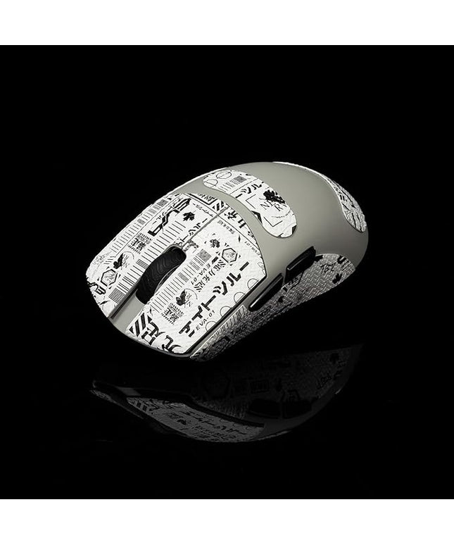 Grip Tape for Lamzu Maya X - Anti-Slip,Enhanced Control, Sweat Resistance,Improves FPS Gaming Grip & Mouse Protection [Pre-Cut] EVA White 0.5mm