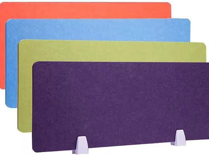 Acoustic Desk Divider Privacy Panel for Classroom or Office Freestanding Felt Screen Partition Noise Reduction and Sound Proofing Table Increased Concentration