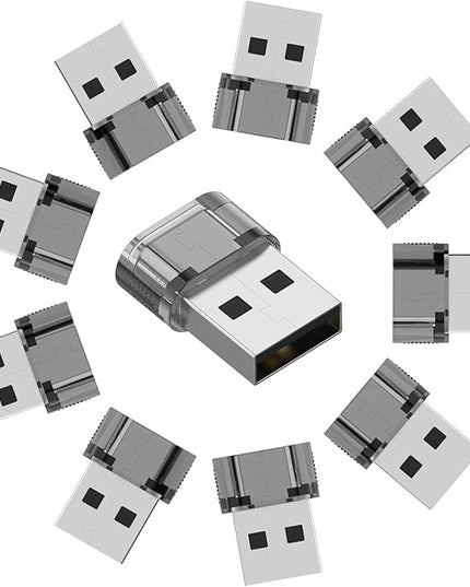 USB-A to USB-C Adapter 10 Pack, USBC Female to A Male OTG Charger, USB to USBC Converter for iPhone 15 Plus Pro Max/Apple Watch Ultra iWatch/AirPods/iPad Air/Car/Galaxy S24 S23 S22 Ultra