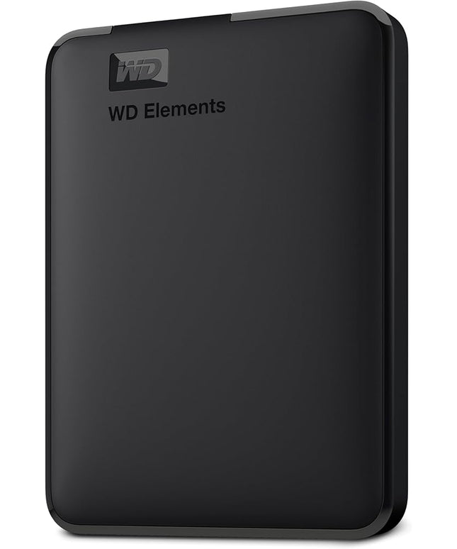 WD 2TB Elements Portable External Hard Drive for Windows, USB 3.2 Gen 1/USB 3.0 for PC & Mac, Plug and Play Ready - WDBU6Y0020BBK-WESN