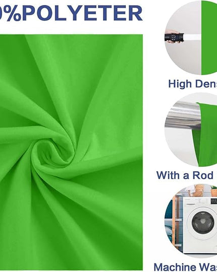 Photo Backdrop Green Background Professional 10x10ft Seamless Design to Eliminate Wrinkles Digital Accessories Photography Scene Background Children's Birthday Party