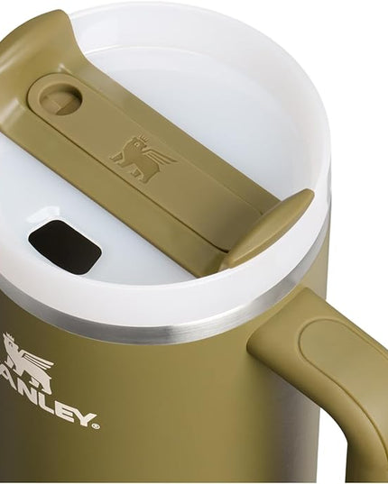 STANLEY Quencher H2.0 Tumbler with Handle and Straw 40 oz | Flowstate 3-Position Lid | Cup Holder Compatible for Travel | Insulated Stainless Steel Cup | BPA-Free | Exclusive Thyme