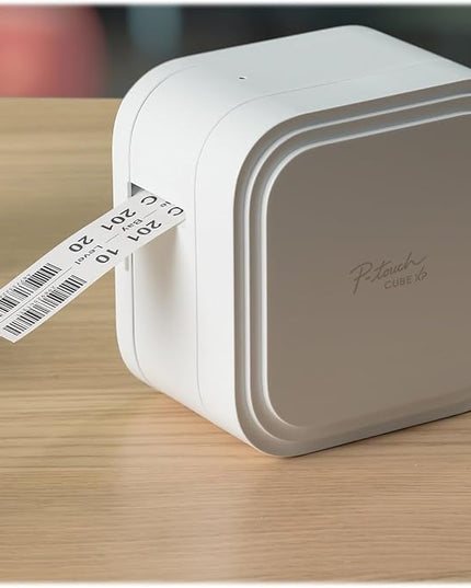 Brother P-Touch TZe-M261 Black Print on Matte White Label Tape 1.4” (36mm) Wide x 26.2’ (8m) Long