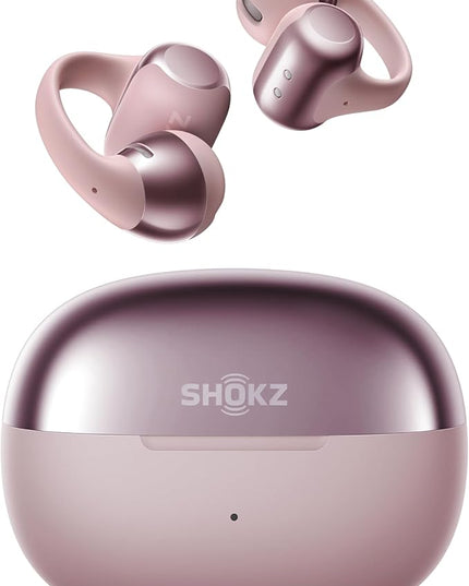 SHOKZ OpenDots ONE-Open-Ear Headphones, Clip-On Earbuds-Wireless Bluetooth Earbuds with Microphone-Secure, Lightweight, Comfort-Premium Dolby Audio-Water Resistant-Fast Charging-Up to 40 hrs Playtime