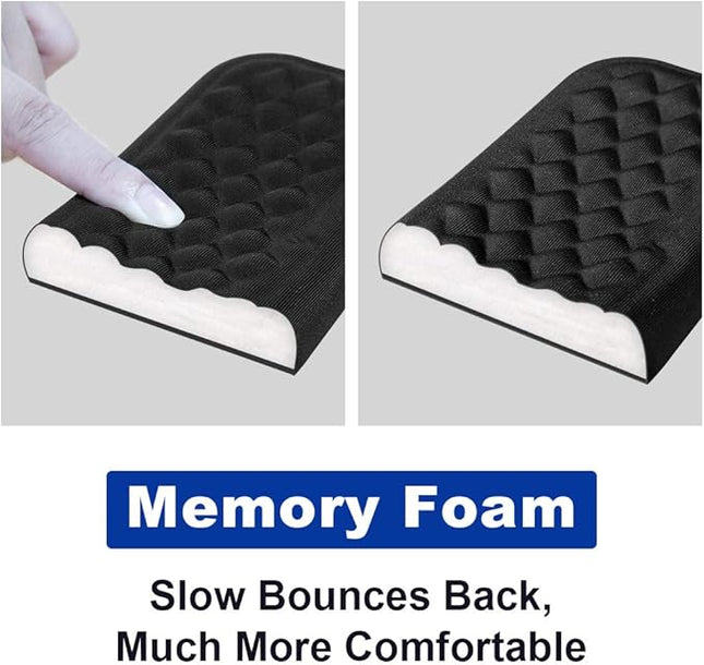 Vaydeer Mouse Wrist Rest Pad, Memory Foam Hand Rest Support Padded for Office, Computer, Laptop, Typing and Wrist Pain Relief and Repair (5.91 inch, Black)