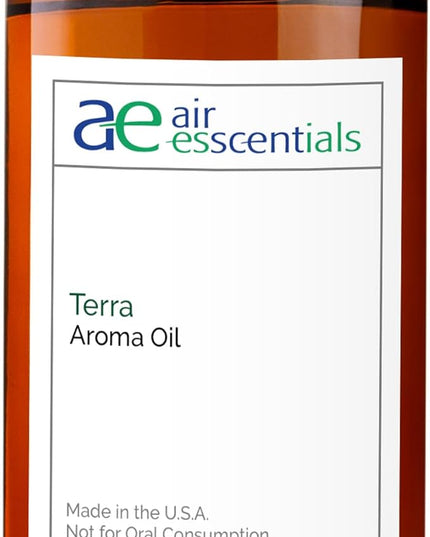 Terra Aroma Oil, Essential Oils Blend for Diffusers & Scent Machines, Upscale Wood & Amber with Citrus Accents, Aromatherapy, Cold Air Diffuser Compatible, 300 mL