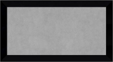 Amanti Art Black Framed Magnetic Board 15x27 Small Vision Board for use with Magnets, 100% Metal Sheet to Display Items as Office Decor or for Home Organization in mudroom, Kitchen or Kids Room