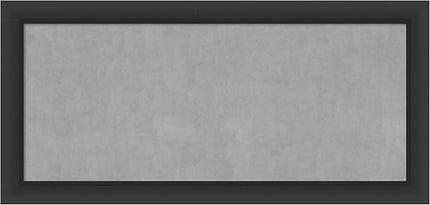 Amanti Art Black Framed Magnetic Board 25x53 Oversize Vision Board for use with Magnets, 100% Metal Sheet to Display Items as Office Decor or for Home Organization in mudroom, Kitchen or Kids Room
