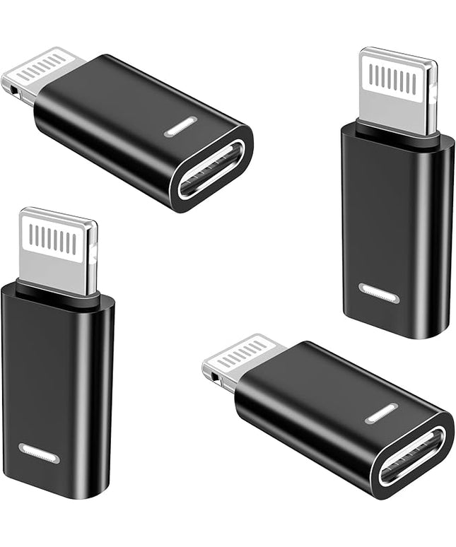 [Apple MFi Certified] USB C to Lightning Adapter, Stuffcool 4Pack Lightning Male to USB C Female Digital Converter PD 20W Type C Fast Charger Connector for iPhone 14 13 12 11 Pro XS XR X 8 SE iPad Pro