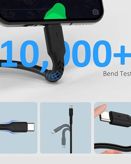 4 Inches USB C Cord Short, 5 Pack Durable USB A to USB Type C Fast Charging Cable for Charging Stations Compatible with Samsung Galaxy Note 10 20 S10 S22 Ultra LG V30 V40