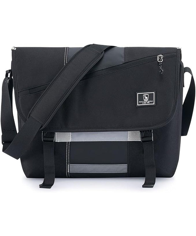 OIWAS Messenger Bag for Men, 15.6 Inch Laptop Crossbody Bags Women Casual Satchel Shoulder Bag College Travel Office Briefcase