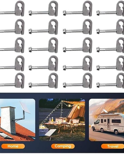 20 Piece Cable Organizing Clips with Screws for Starlink Installation and Management