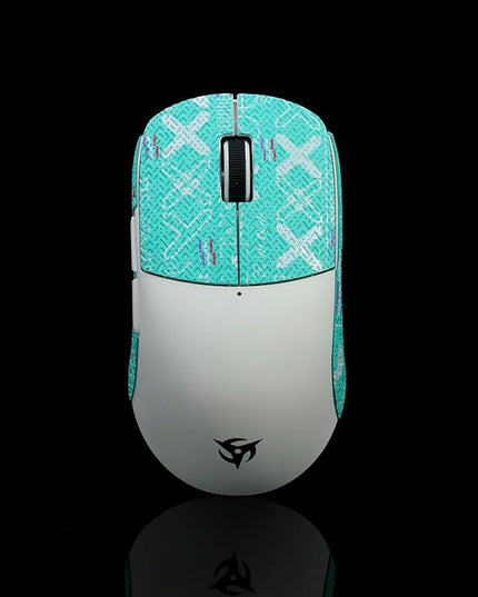 Grip Tape for Vaxee x Ninjutso Sora 4K - Anti-Slip,Enhanced Control, Sweat Resistance,Improves FPS Gaming Grip & Mouse Protection [Pre-Cut] Printsteam Blue 0.5mm