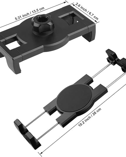 Tablet Holder with 3 Ball Adapters,Aluminum Alloy 17 mm to 17 mm/17 mm to 20 mm/17mm to 25 mm Ball Joints,Compatible with 17mm/20 mm/25 mm Size Ball Socket Mount (25 mm Compatible with RAM Mounts)