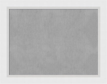 Amanti Art White Framed Magnetic Board 22x28 Medium Vision Board for use with Magnets, 100% Metal Sheet to Display Items as Office Decor or for Home Organization in mudroom, Kitchen or Kids Room