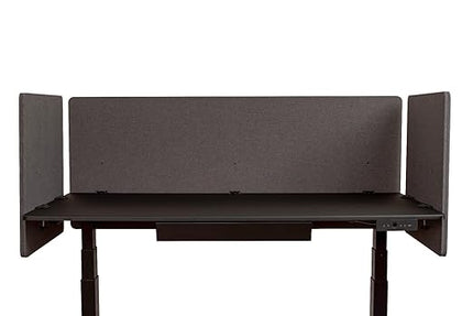 RCLM6024SG Reclaim Desktop Privacy Panel, Soundproof Desk Privacy Partition for Home or Office, 60" Width x 24" Height, Slate Gray