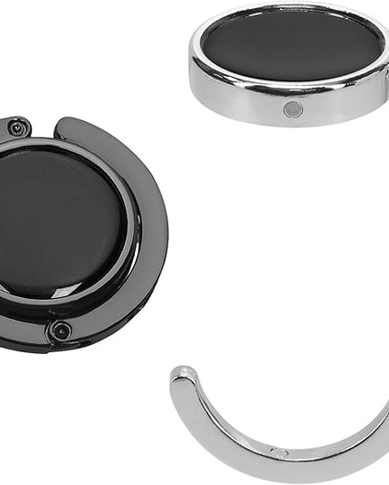 kwmobile Purse Hanger for Table (Set of 2) - Purse Hook for Table - Folding Handbag Hanger - Portable Bag Holder