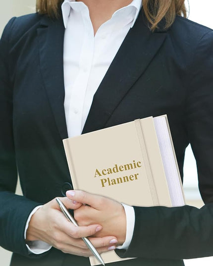 Academic Planner for 2026 or Anytime – A5 Undated Weekly Student Planner For Homeschool, High School, College & Nursing Students, 200 Pages, 5.8" x 8.5", Beige