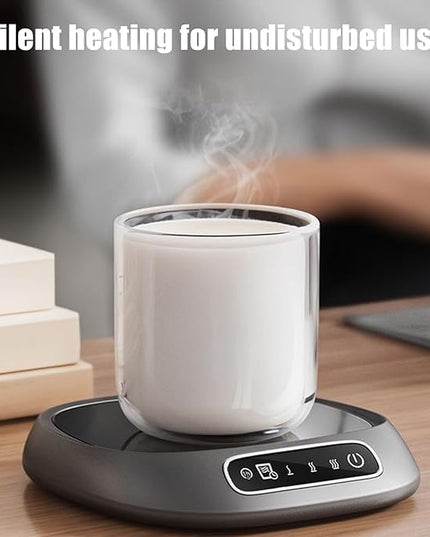Coffee Mug Warmer - 11x12.5x3.40cm Electric Coffee Cup Warmer for Desk, 55℃ Temperature Control Smart Coffees Heater, for Heating Coffees, Milk, Beverage, Cocoa, for Home Offices Christmas Birthday